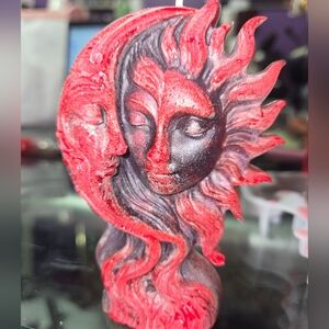 The Sun Loves The Moon Color Swirl Candle
